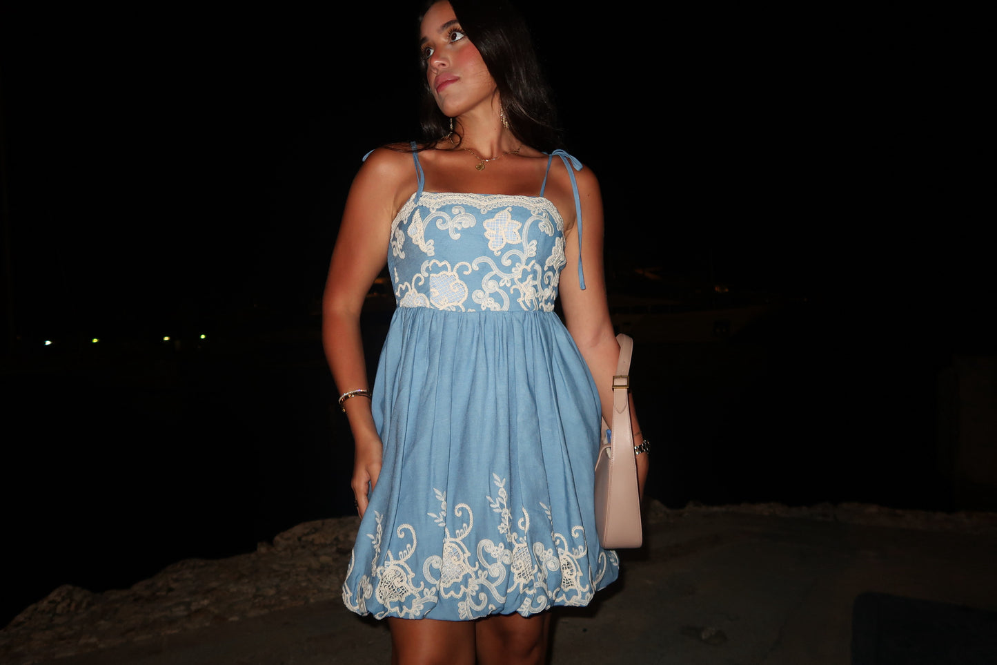 Gali Embroidered Dress