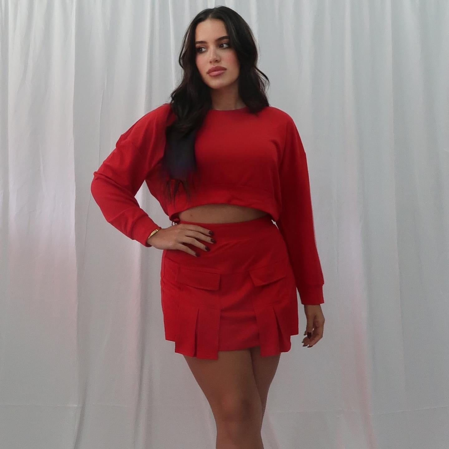 Skort Sweater Set