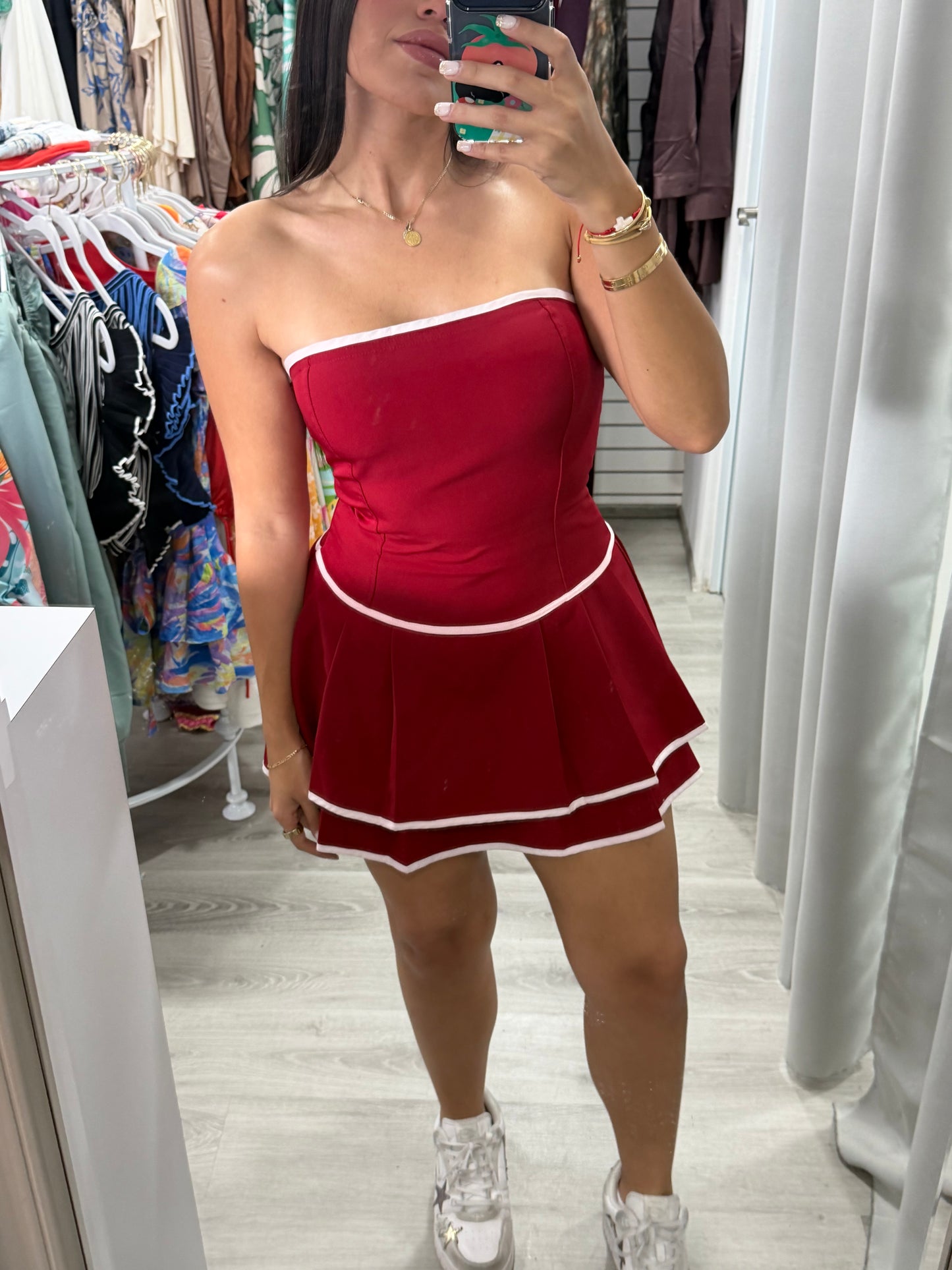 Varsity Romper dress