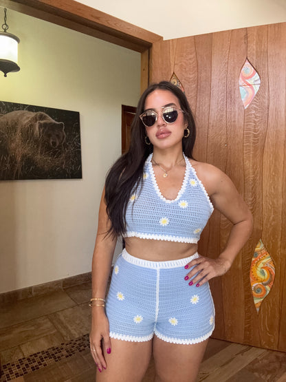 CROCHET DAISY SET