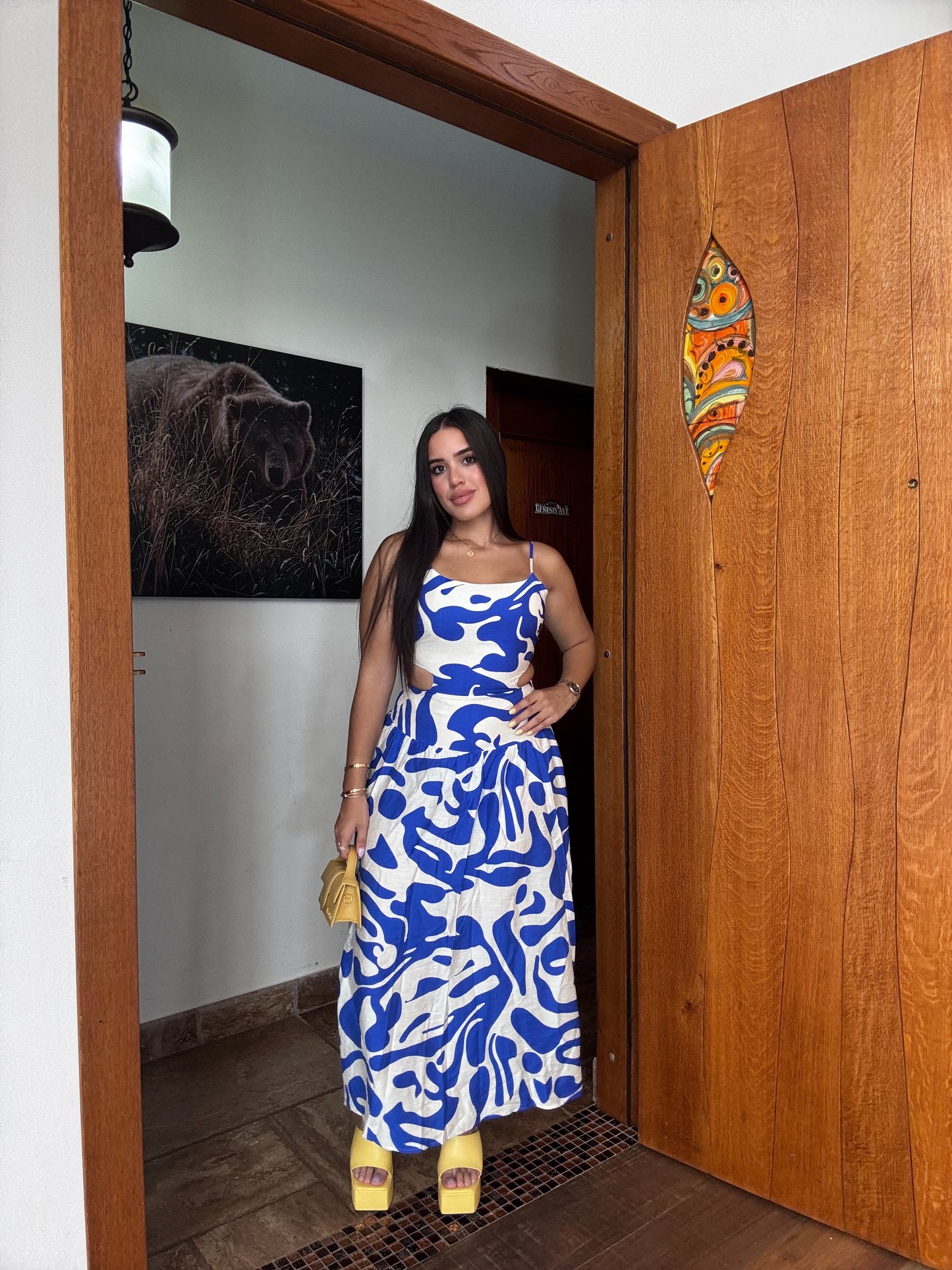 Maxi Contrast Dress