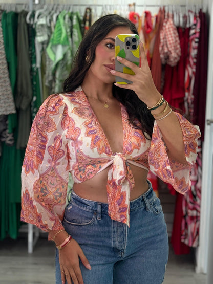 Boho Glitter Top