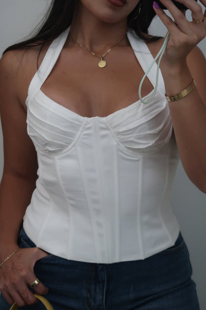 Corset White Top