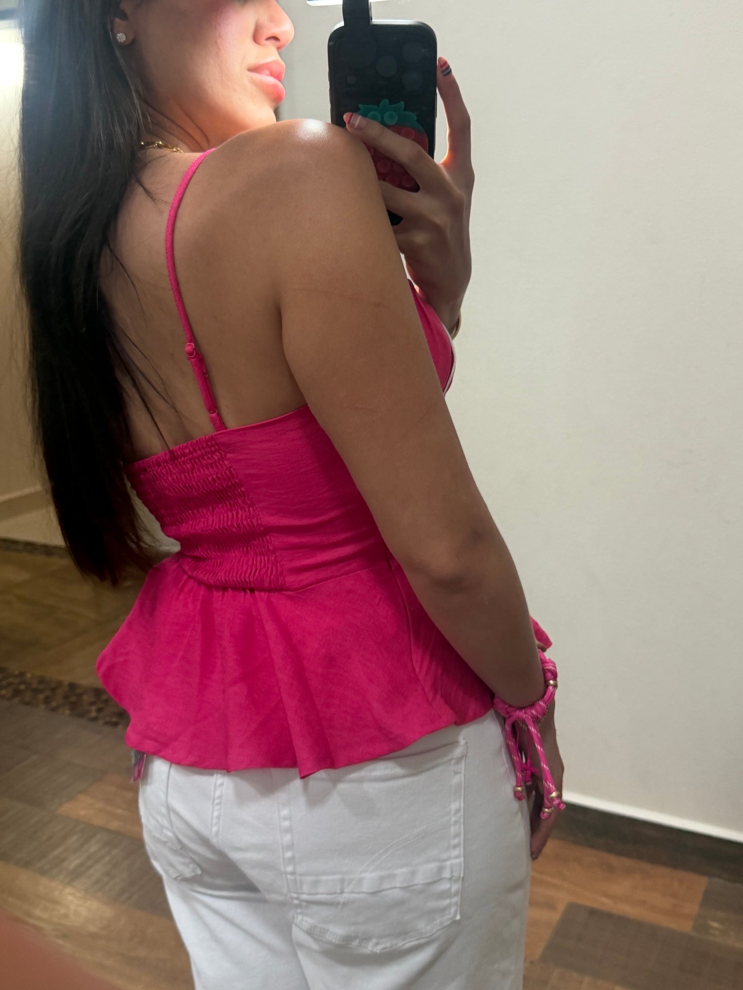 Peplum floral top