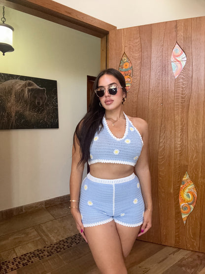 CROCHET DAISY SET