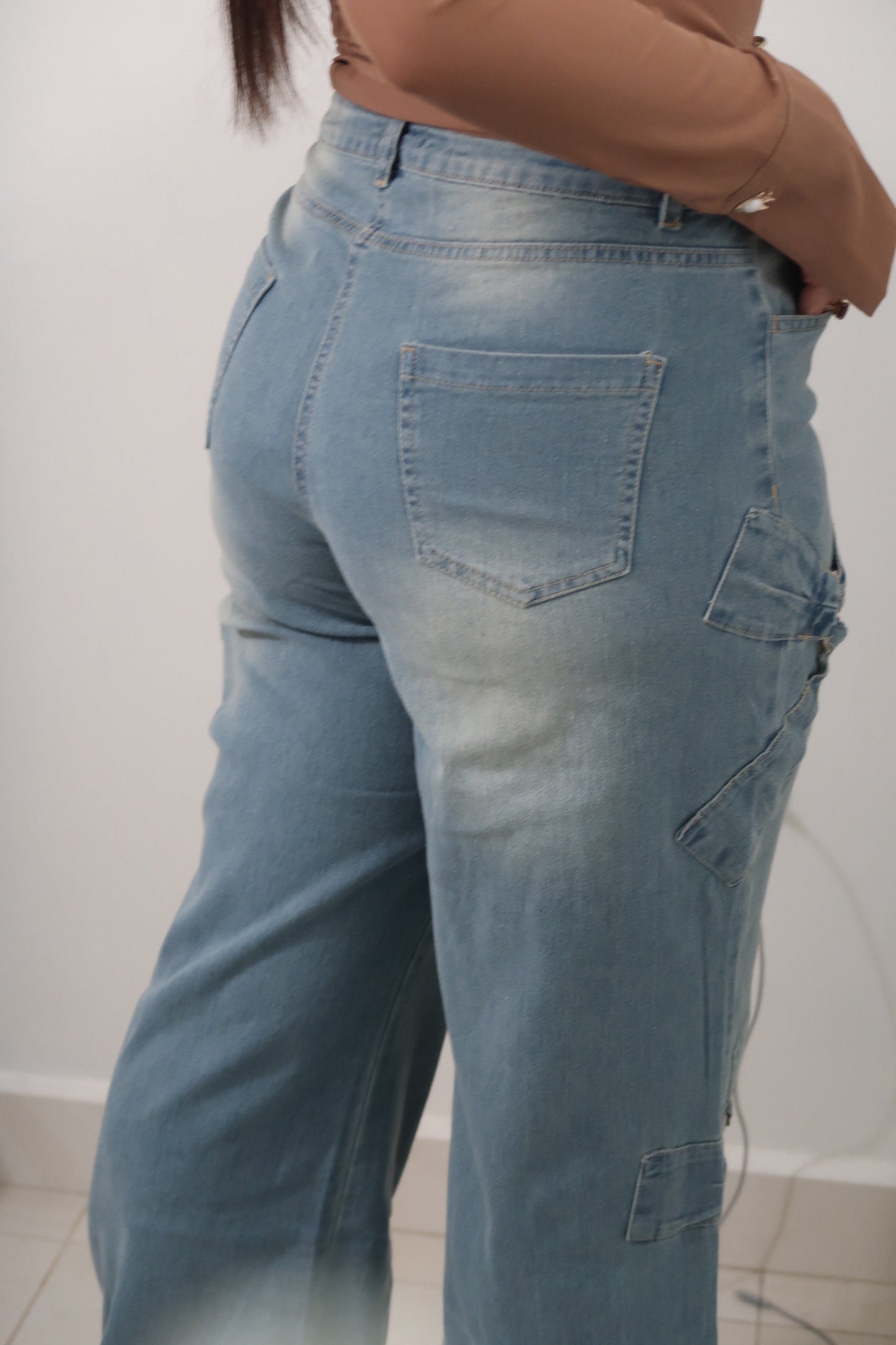 Bow Detailed Denim
