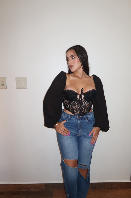 Lacey Bustier Top
