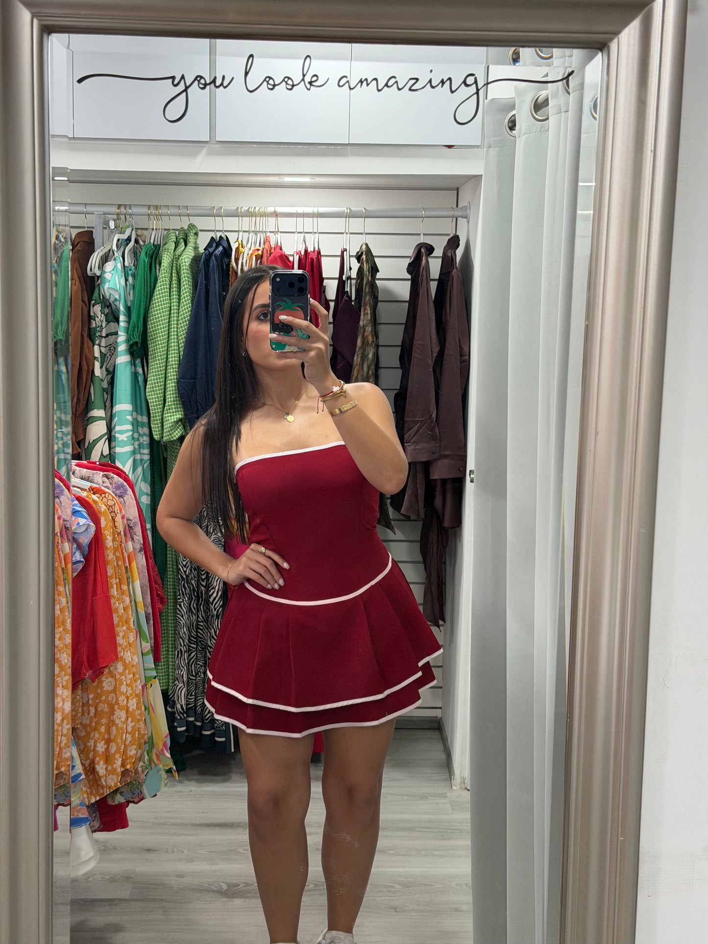 Varsity Romper dress