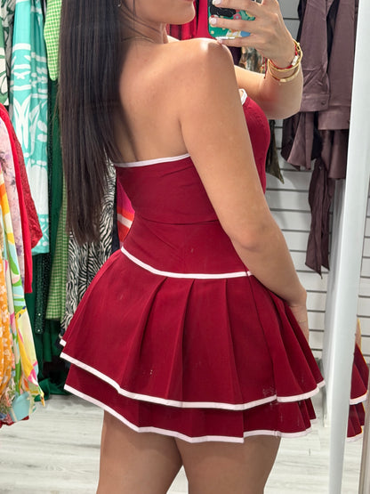 Varsity Romper dress