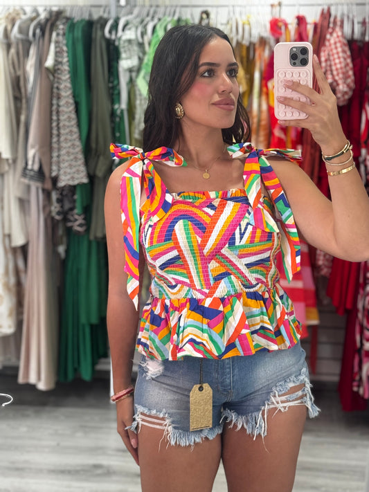 Colorful top