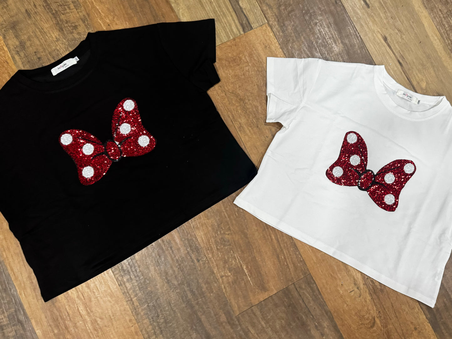 BOW EMBELLISHED TOP