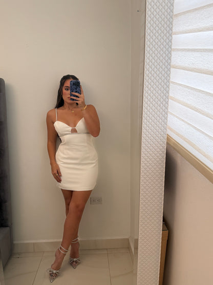 Rhinestone mini dress