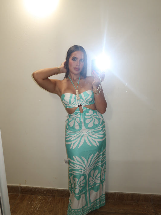 Tiffany Blue Abstract Set