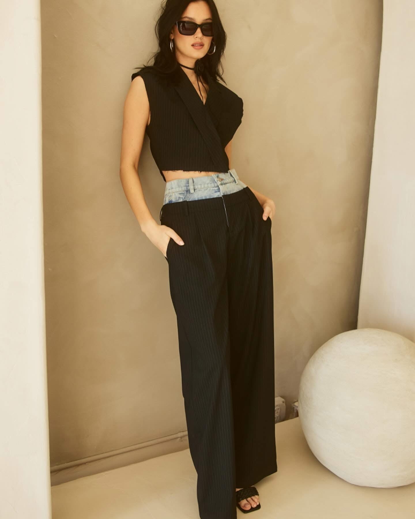 Denim Detailed Pant