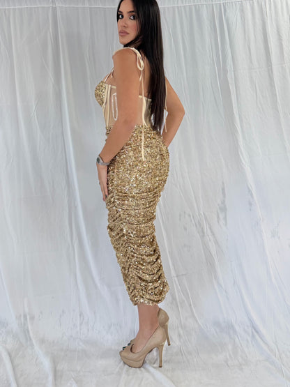 Golden dress