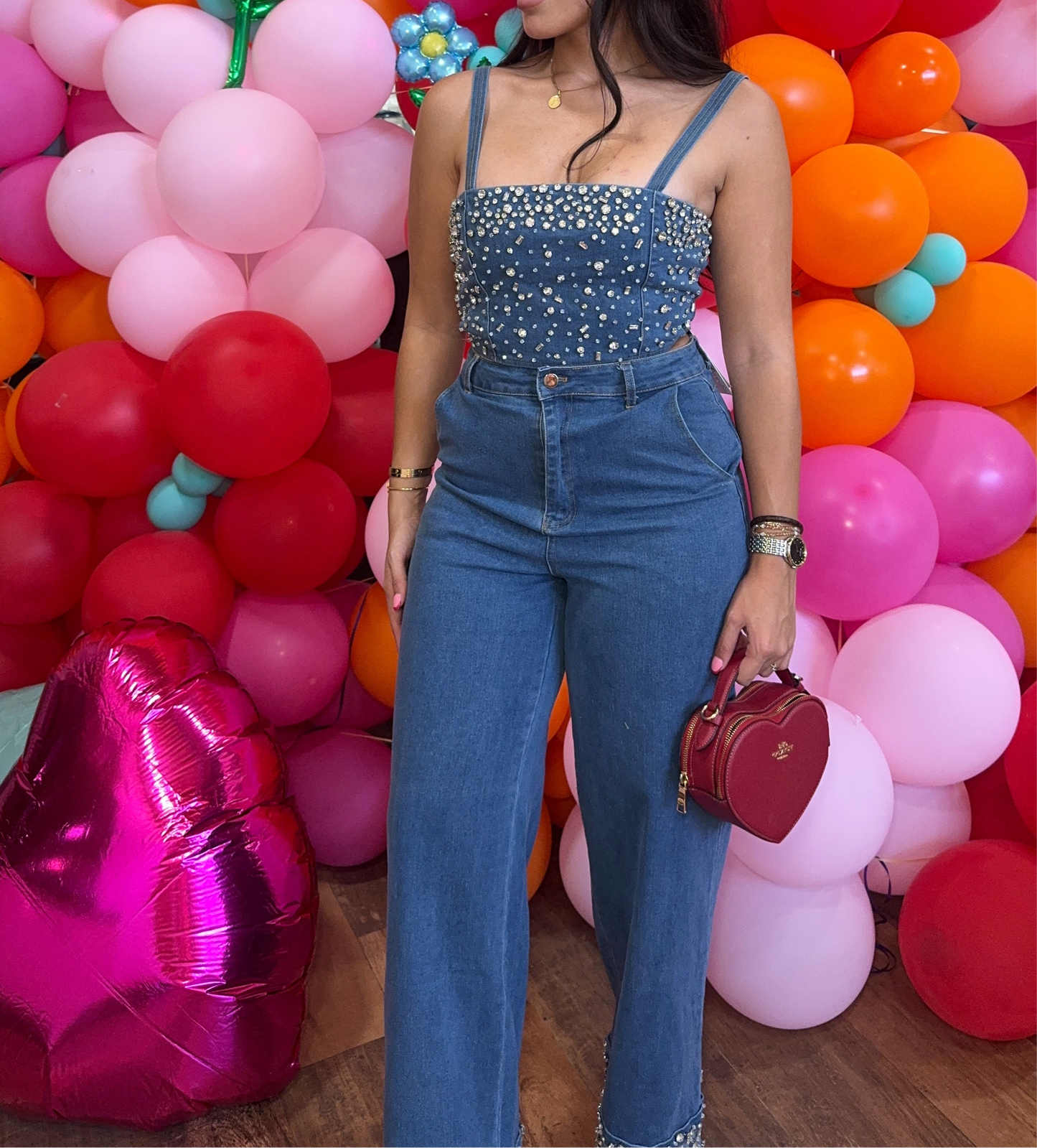 Glam Denim Set