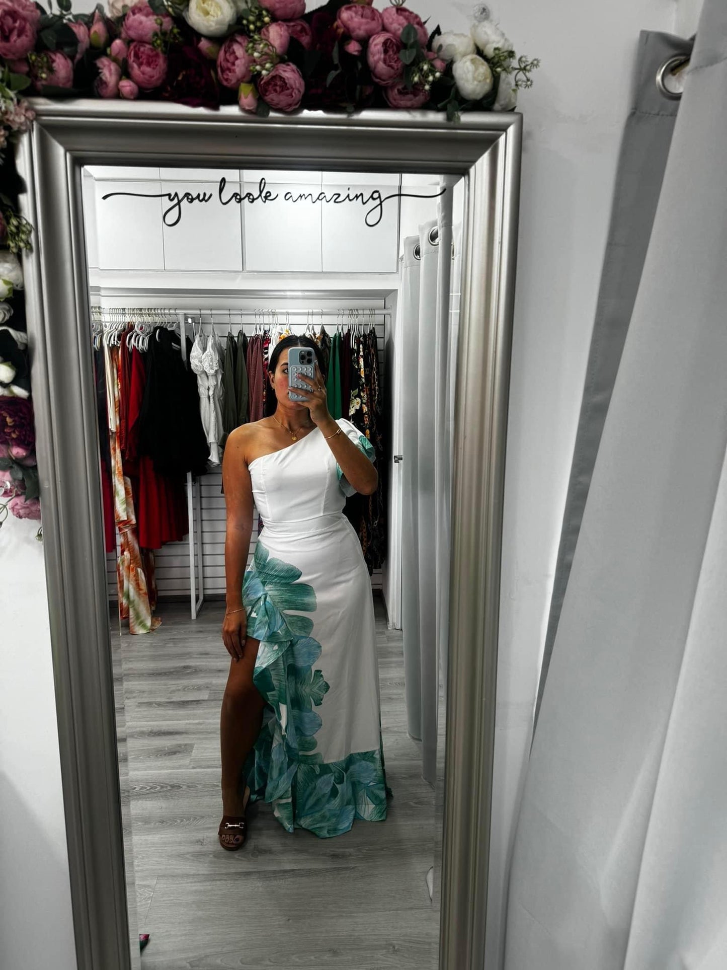 Floral Slit Dress
