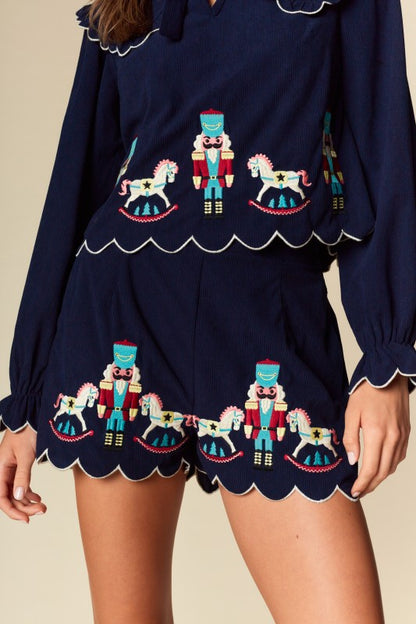 NUTCRACKER EMBROIDERED SET