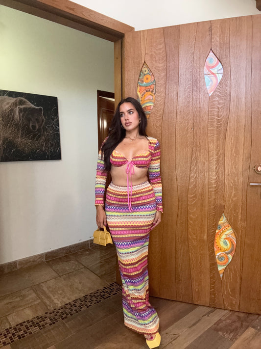 Multi color crochet set