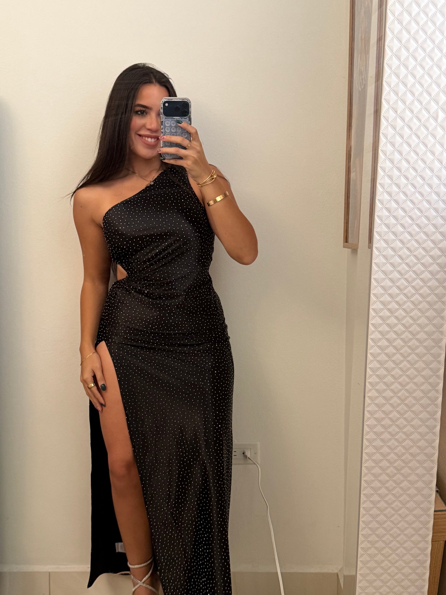 Rhinestone Maxi Dress