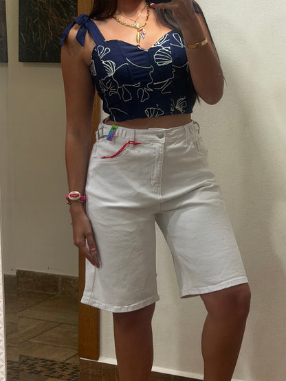 VIBRANT white jort