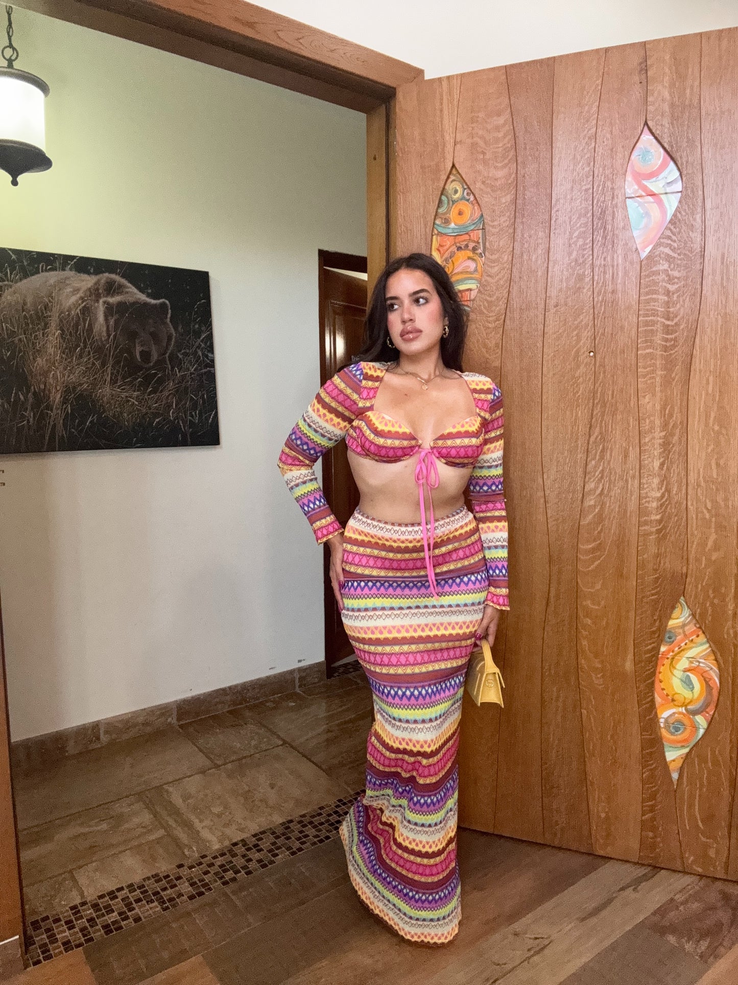 Multi color crochet set