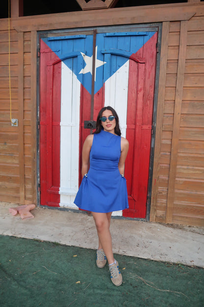 ISLA BLUE DRESS