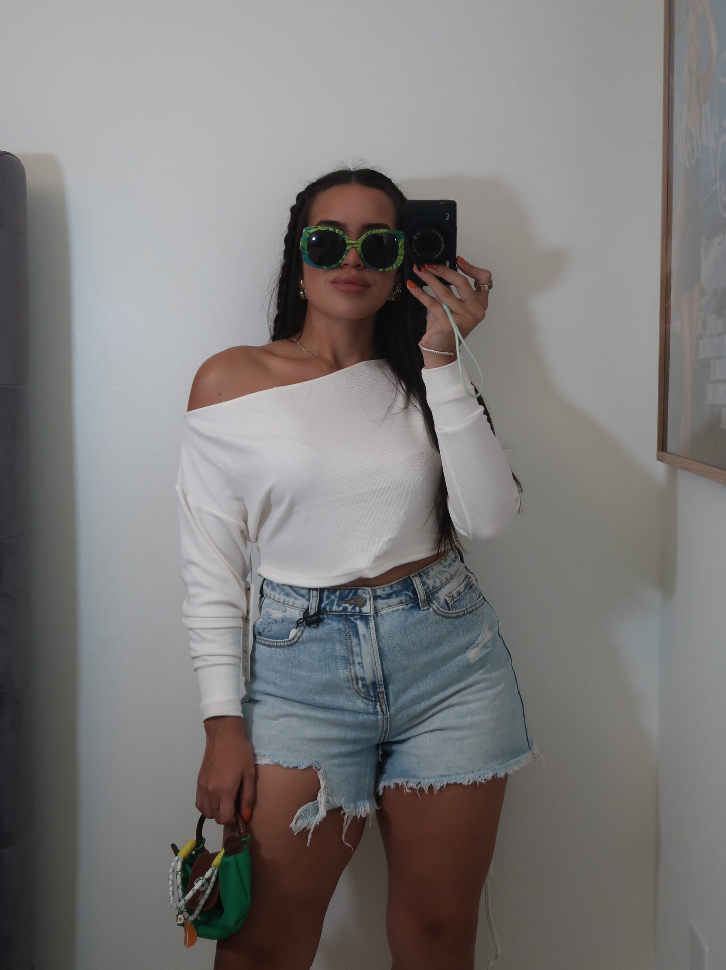 One shoulder Top