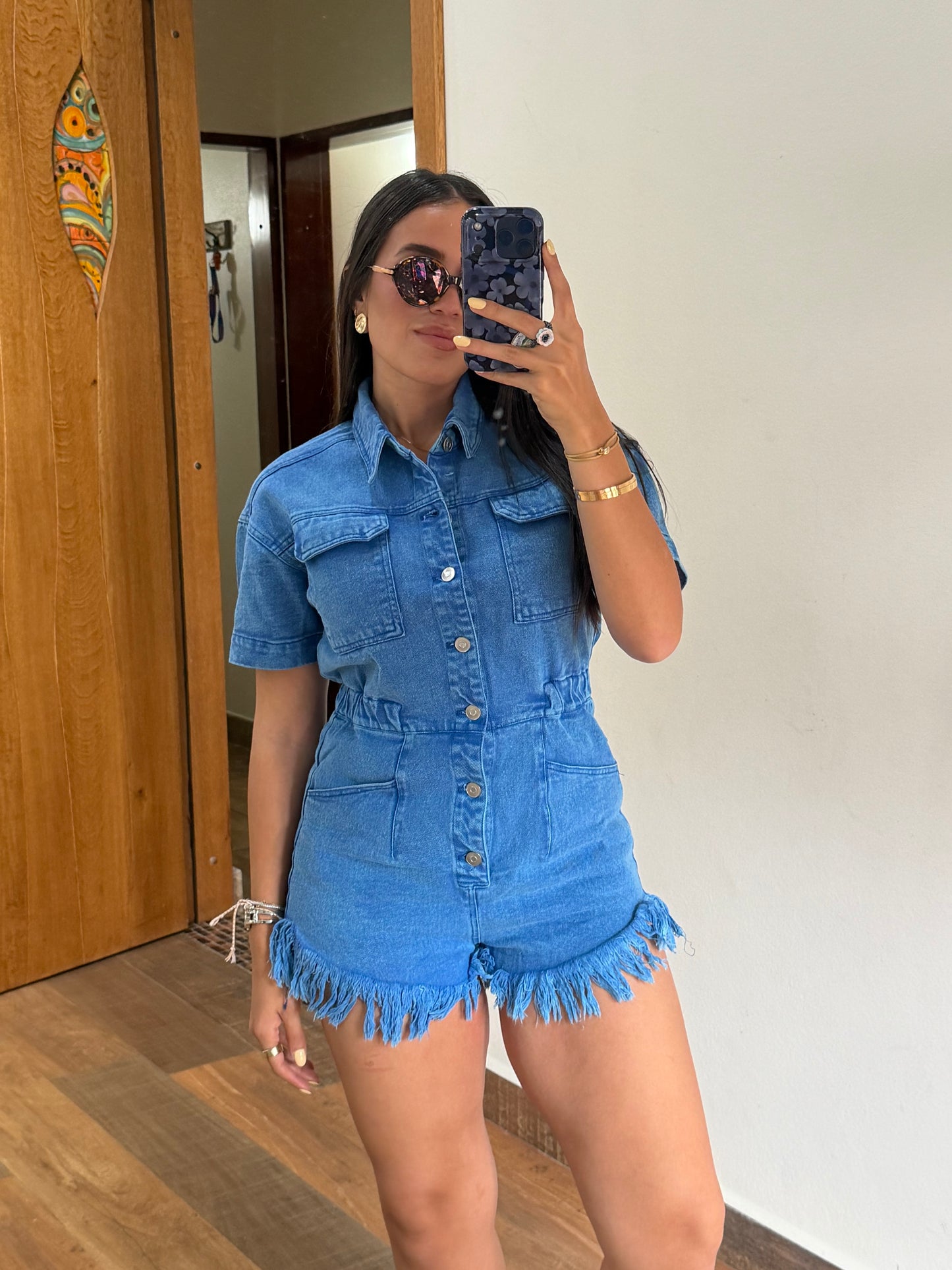 Bluey Denim Romper