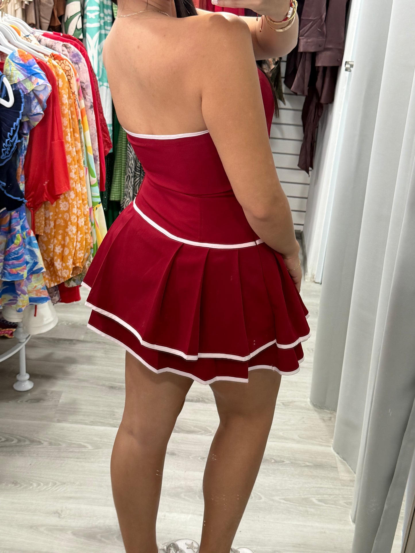 Varsity Romper dress