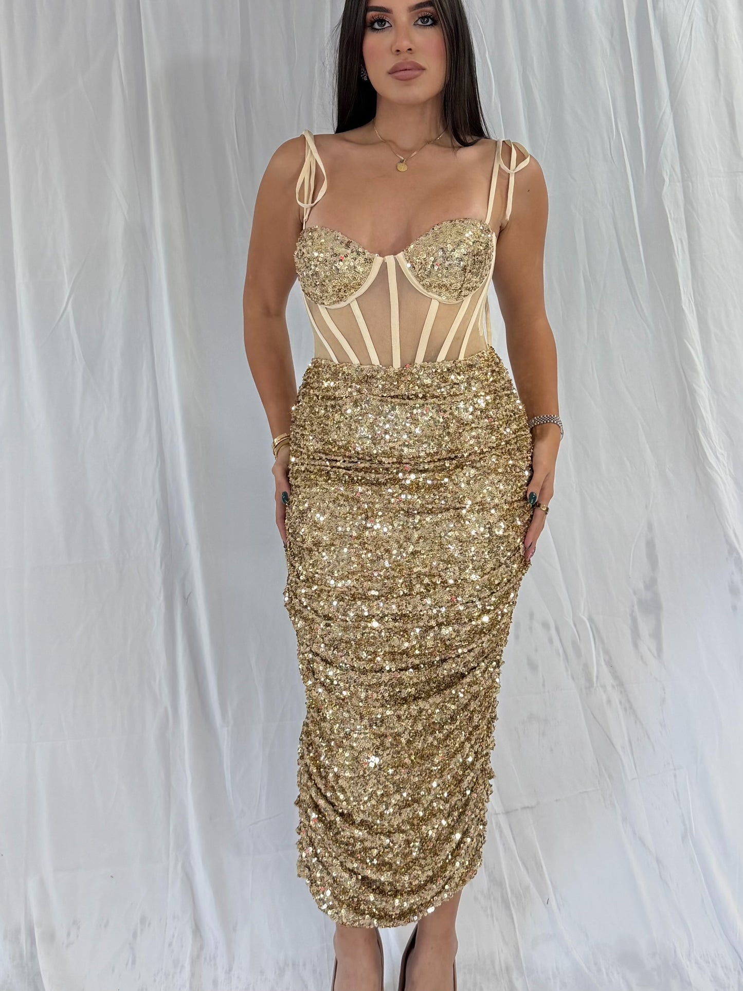 Golden dress