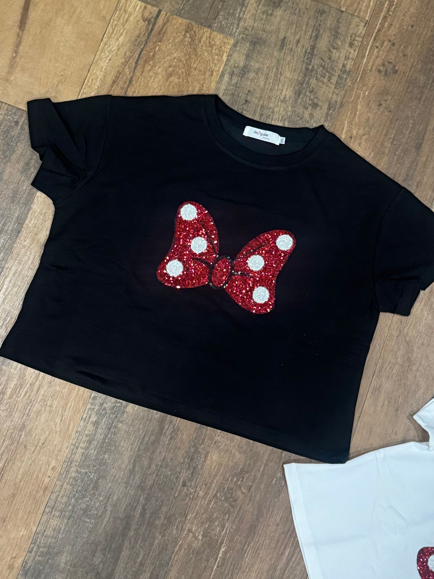 BOW EMBELLISHED TOP