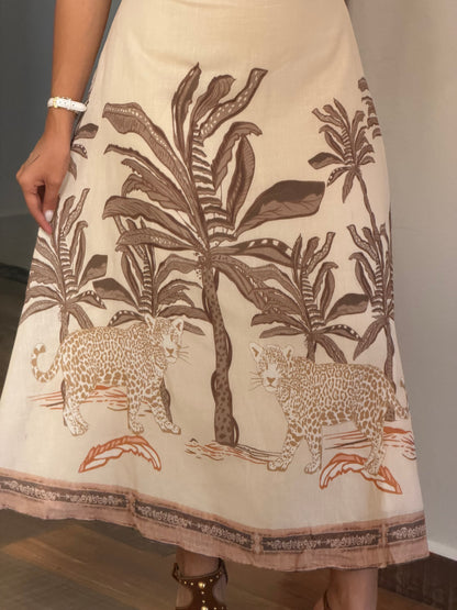 Jungle Midi Skirt set