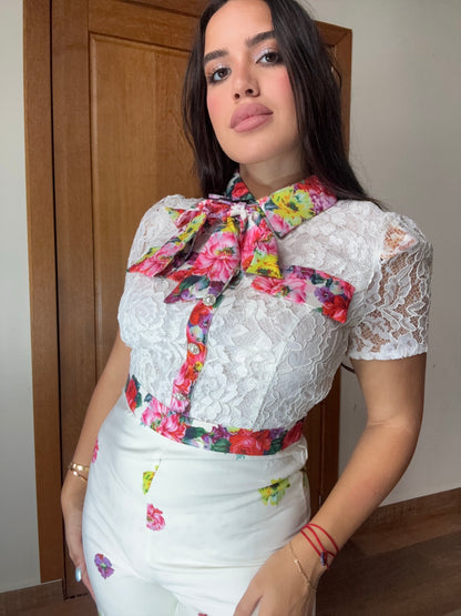 Floral Lace Jumpsuit