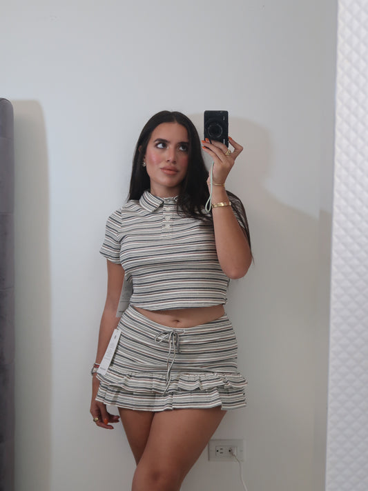 Preppy Skort Set