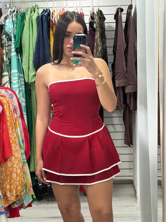 Varsity Romper dress