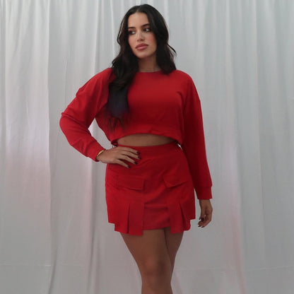 Skort Sweater Set