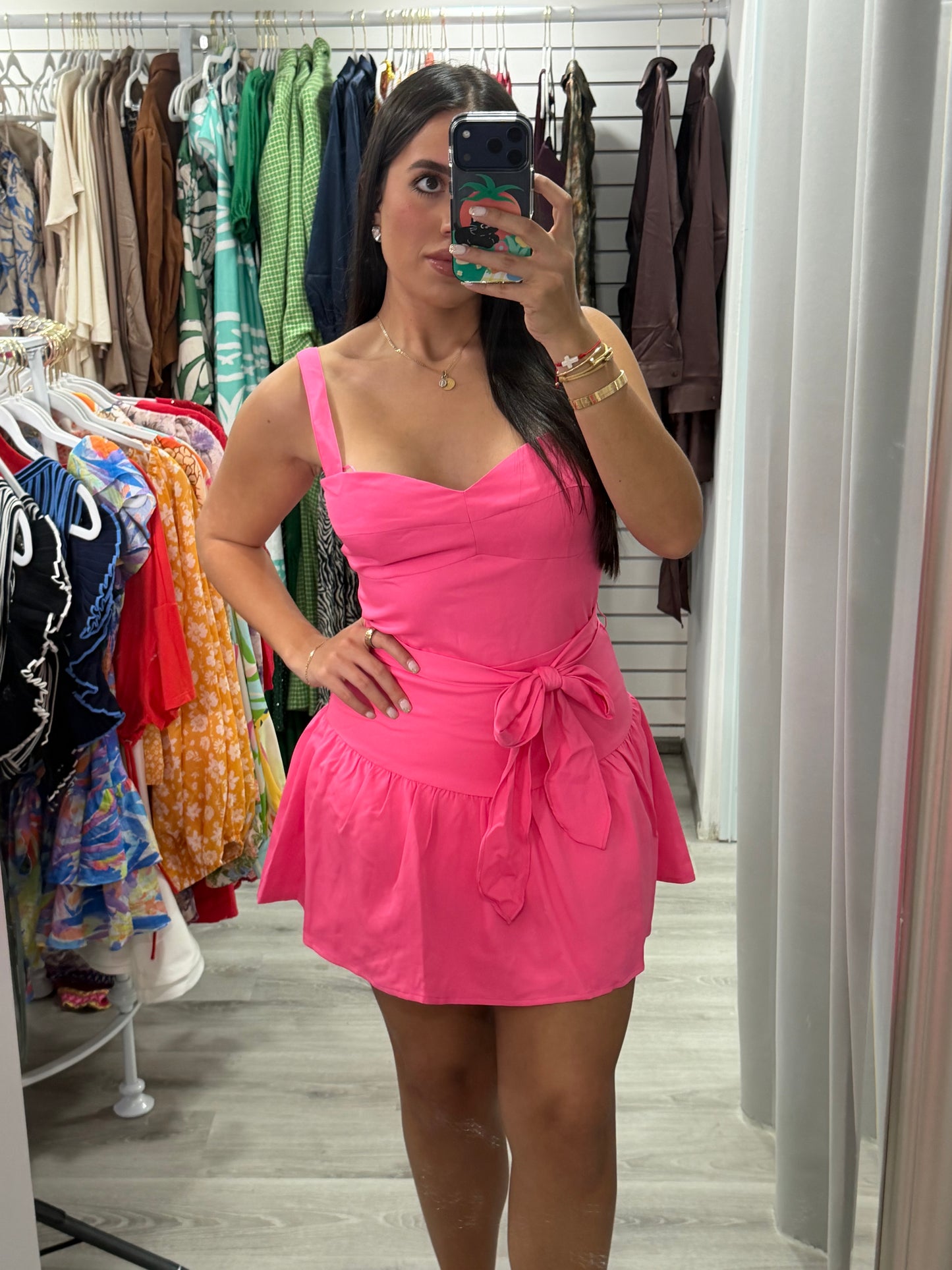 Pinky mini dress