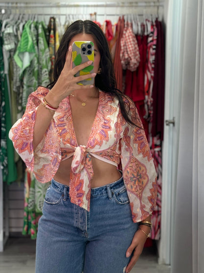 Boho Glitter Top