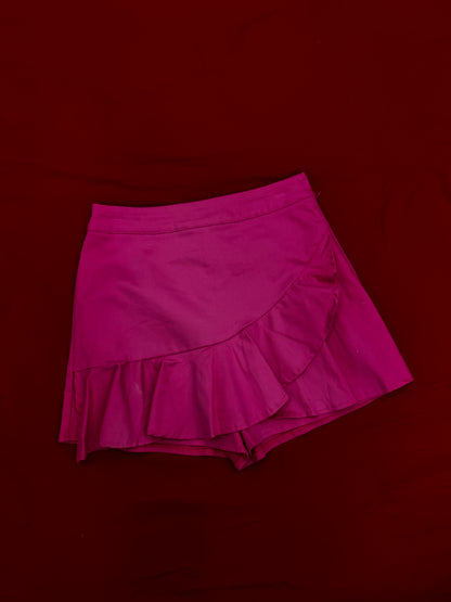 Pink Ruffled Skort